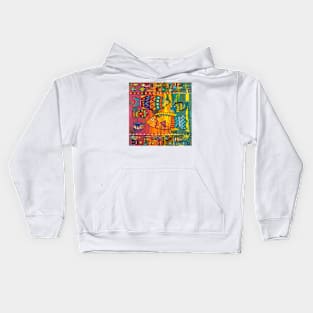 Rainbow Fishes Kids Hoodie